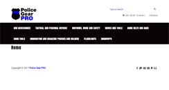 Desktop Screenshot of policegearpro.com